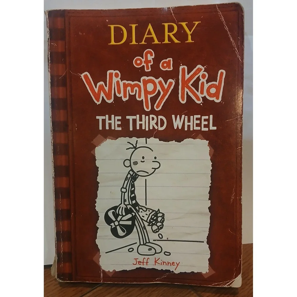 Diary of a Wimpy Kid # 7: Third Wheel by Jeff Kinney (2012, Paperback)